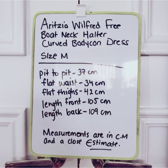 ARITZIA WILFRED FREE "Chrissy" Black Heathered Jersey Knit Halter Dress - Picture 11 of 13